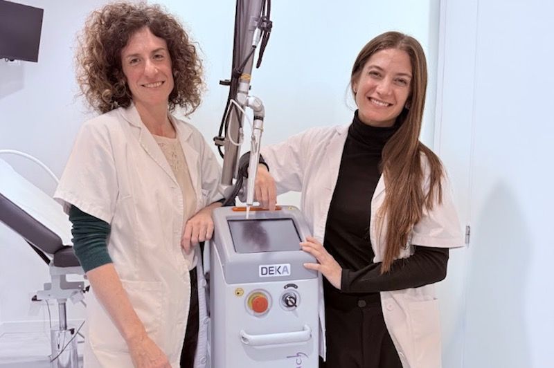 Dra Macarena Ponce y Laura Lopez en Labioplastia